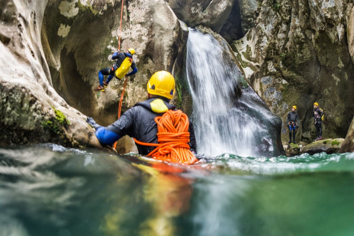 Canyoning dans les rivières de l'Alta Rocca