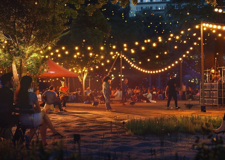 Fête de village en Seine-et-Marne